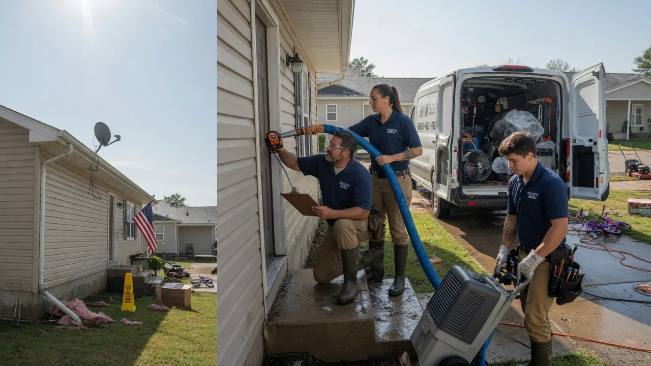 Ceiling Water Damage Restoration in Holdenville, OK near me