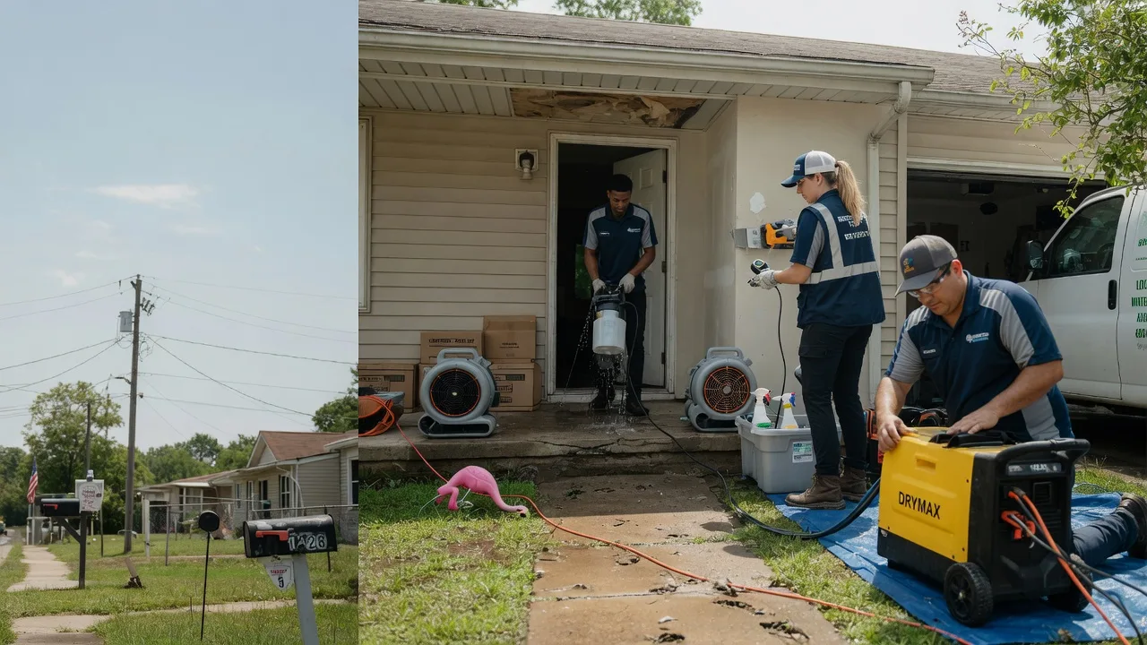 Storm Damage Water Removal in Holdenville, OK near me